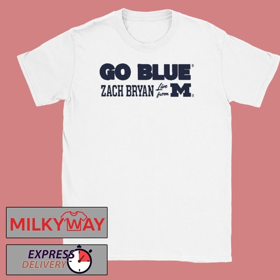 Zach Bryan The Big House Michigan Football 2025 Unisex , , , Long Sleeve Tee