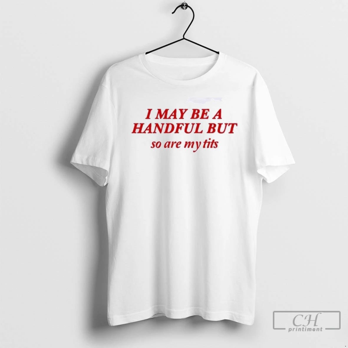 Premium Brooklyn I May Be A Handful But So Are My Tits Unisex , , , Long Sleeve Tee