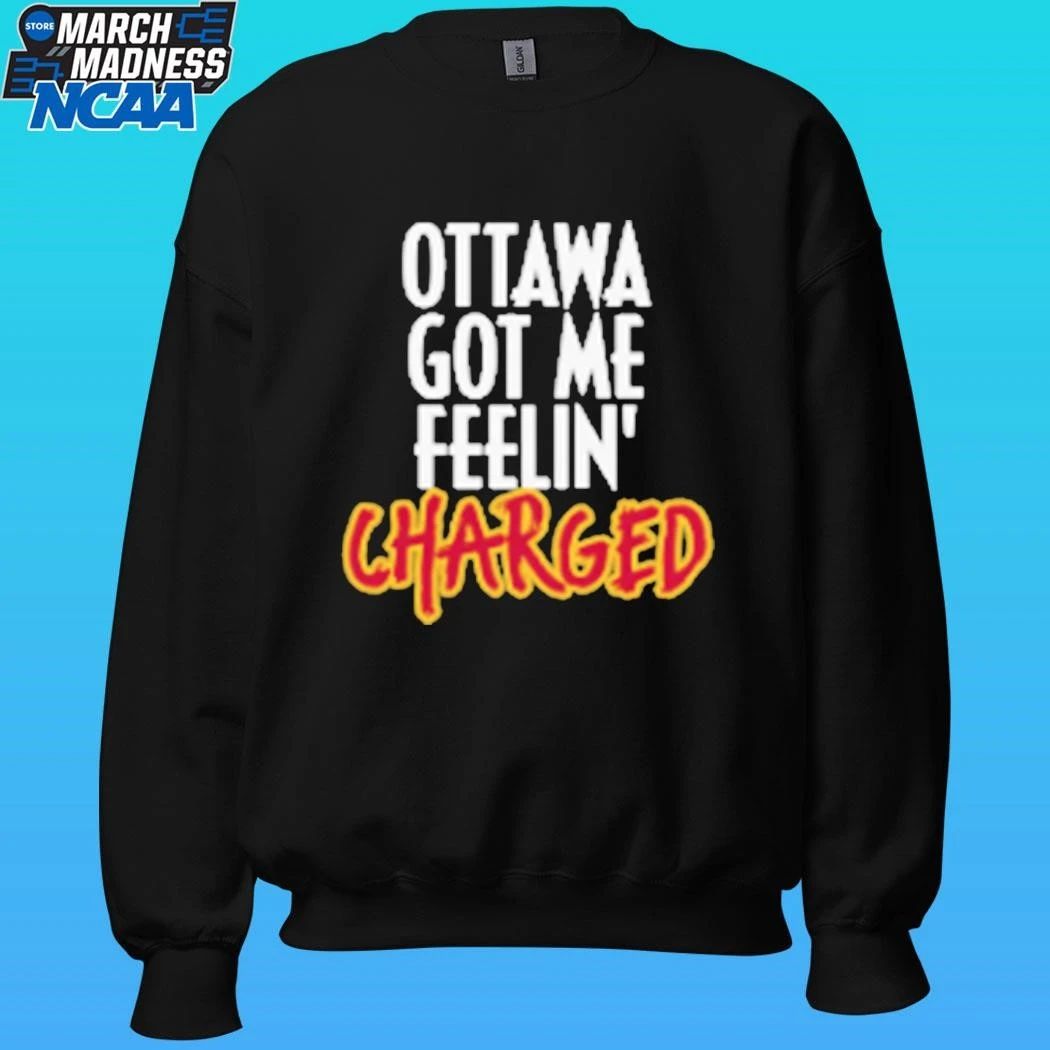 Ottawa Charge Got Me Feelin’ Charged Shirt Unisex , , , Long Sleeve Tee