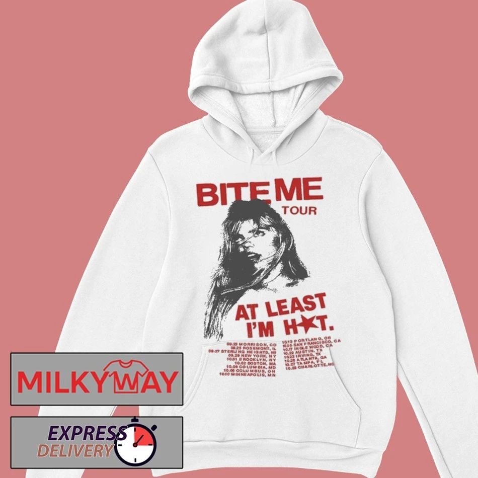 Renee Rapp Bite Me 2025 Tour At Least I’m Hot shirt Unisex , , , Long Sleeve Tee