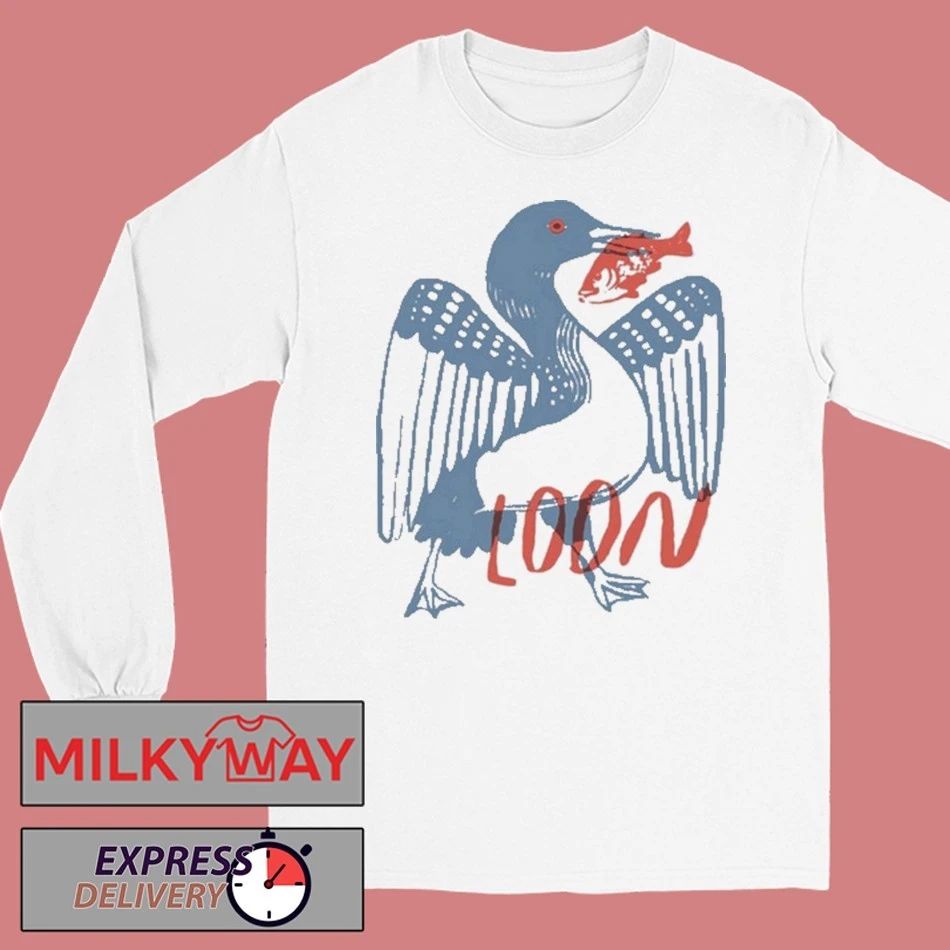 Bird Collective Loon shirt Unisex , , , Long Sleeve Tee