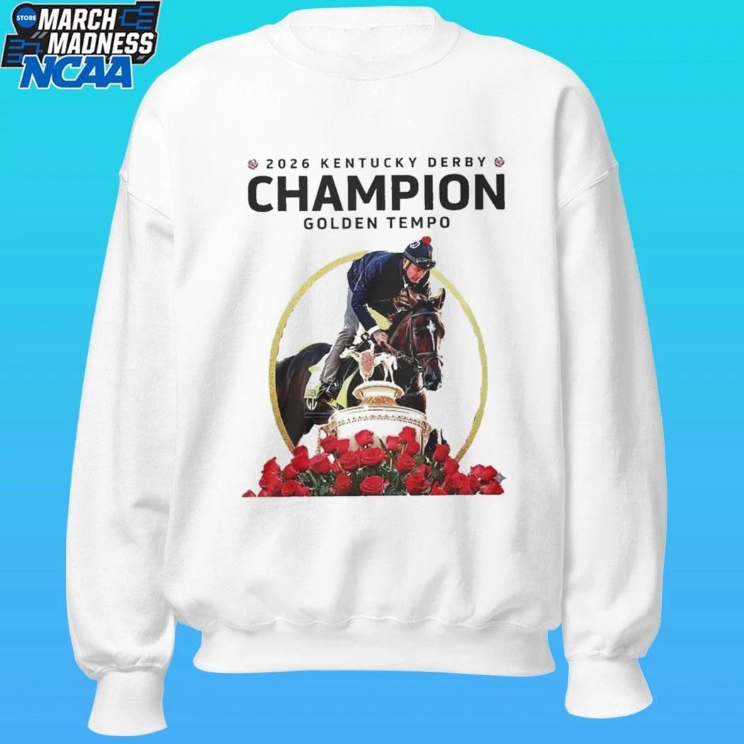 Golden Tempo Kentucky Derby Champion 2026 Shirt Unisex , , , Long Sleeve Tee