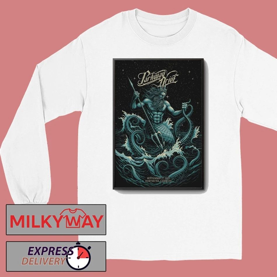 Parkway Drive September 27 2025 In Dortmund, Germany Tour Poster shirt Unisex , , , Long Sleeve Tee