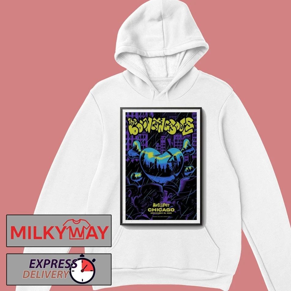 Poster The Bouncing Souls Tour Chicago, IL 09 21 2025 shirt Unisex , , , Long Sleeve Tee
