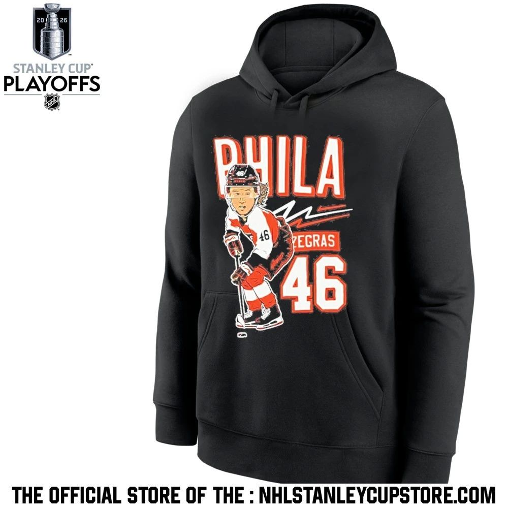 Trevor Zegras Caricature 46 Philadelphia Flyers Nhl Hockey 2026 Shirt Unisex , , , Long Sleeve Tee