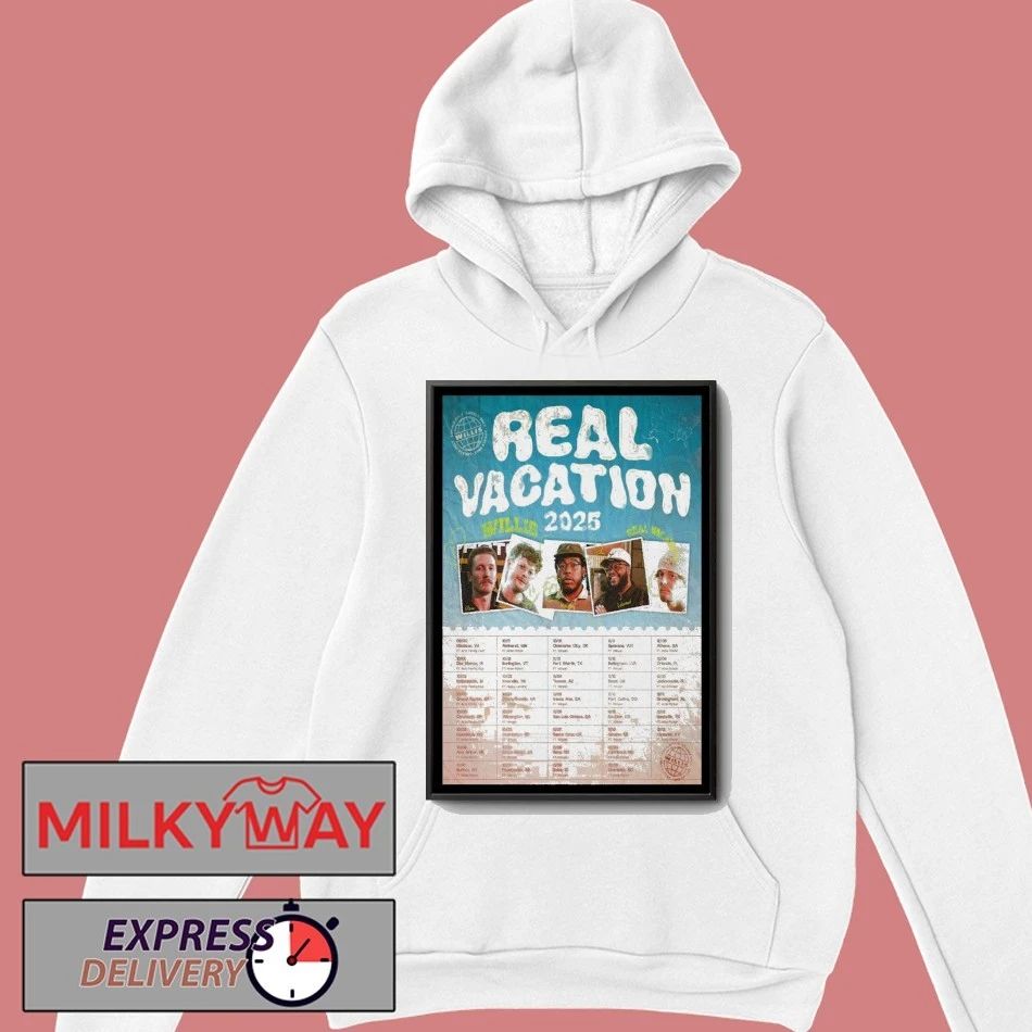 Willis Vacation Tour Date Poster shirt Unisex , , , Long Sleeve Tee