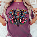 Colorful Mandala Elephant Boho Comfort Tee Unisex , , , Long Sleeve Tee