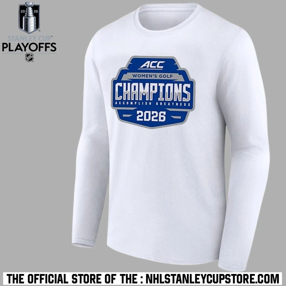 Stanford 2026 Acc Womens Golf Champions Accomplish Greatness Logo Shirt Unisex , , , Long Sleeve Tee
