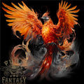 A Fantasy Phoenix Mens 100% Cotton Unisex , , , Long Sleeve Tee