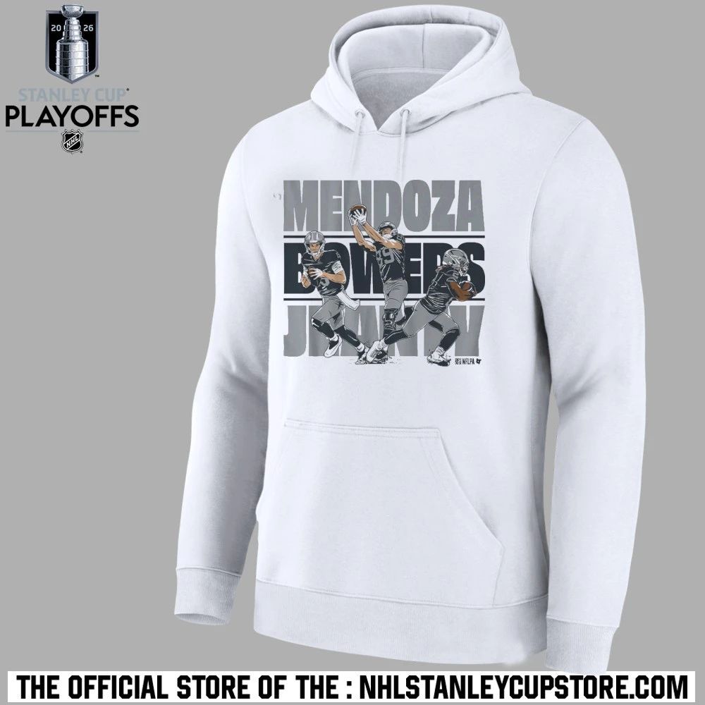 Fernando Mendoza, Ashton Jeanty & Brock Bowers Vegas Trio Shirt Unisex , , , Long Sleeve Tee
