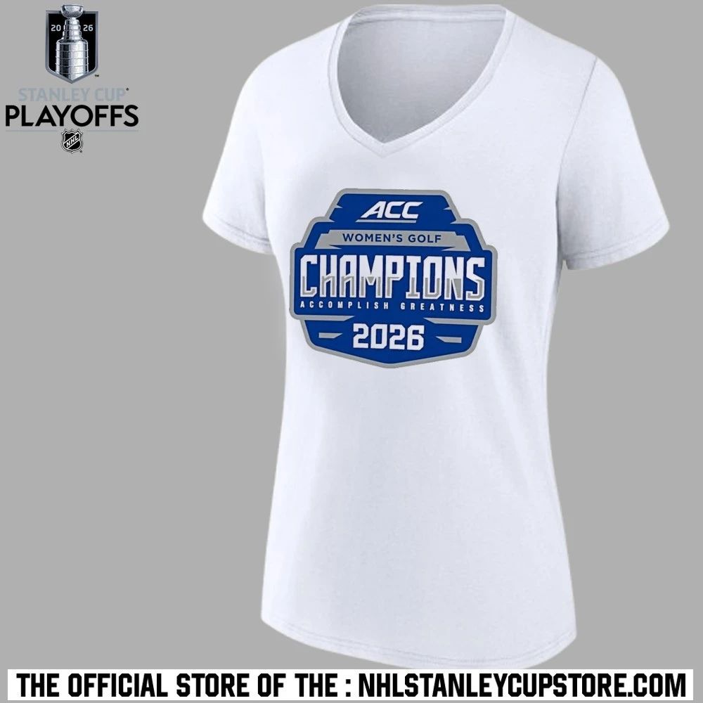 Stanford 2026 Acc Womens Golf Champions Accomplish Greatness Logo Shirt Unisex , , , Long Sleeve Tee