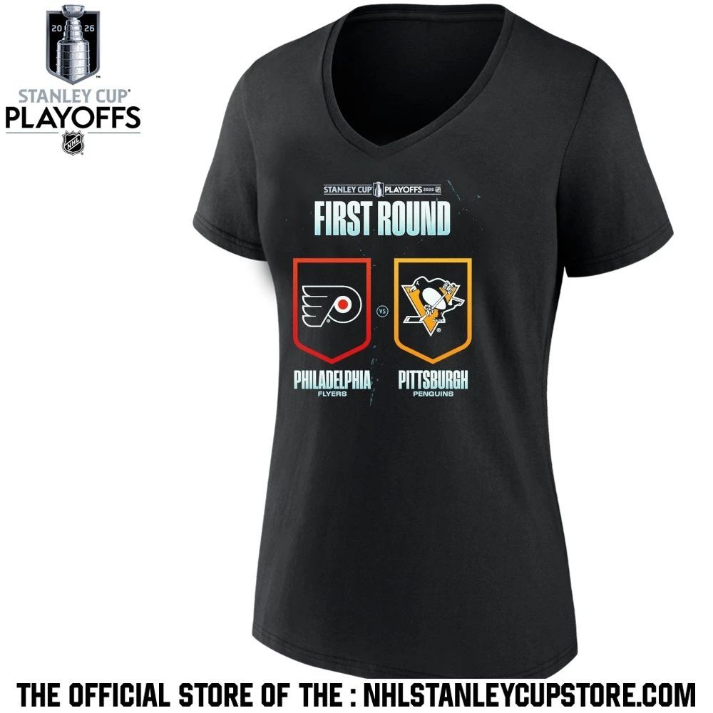 Pittsburgh Penguins vs Philadelphia Flyers 2026 NHL Stanley Cup Playoffs First Round Shirt