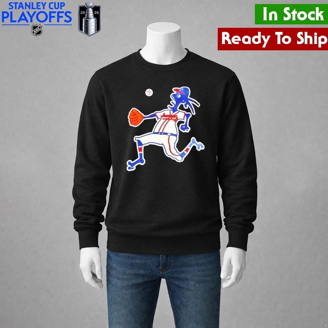 Junior Baseball Note Eater Mascot Shirt Unisex , , , Long Sleeve Tee