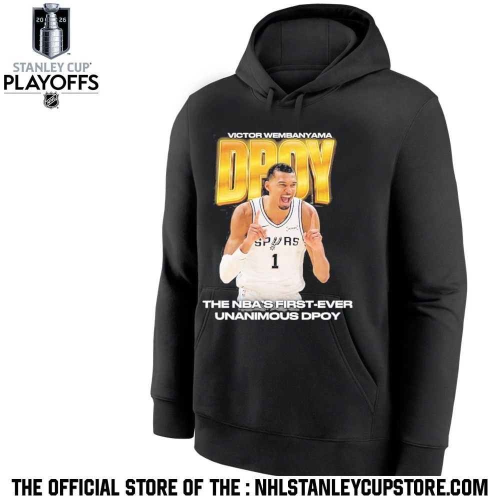 DPOY Victor Wembanyama 2026 The NBA First-Ever Unanimous Defensive Player Of The Year Shirt