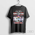 Officials God First Family Second Then Chicago Cubs Signature T Shirts Unisex , , , Long Sleeve Tee