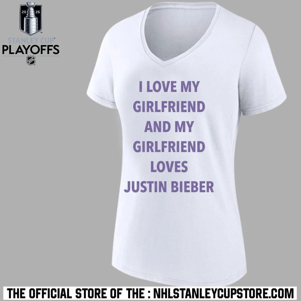 I Love My Girlfriend And My Girlfriend Loves Justin Bieber Shirt Unisex , , , Long Sleeve Tee