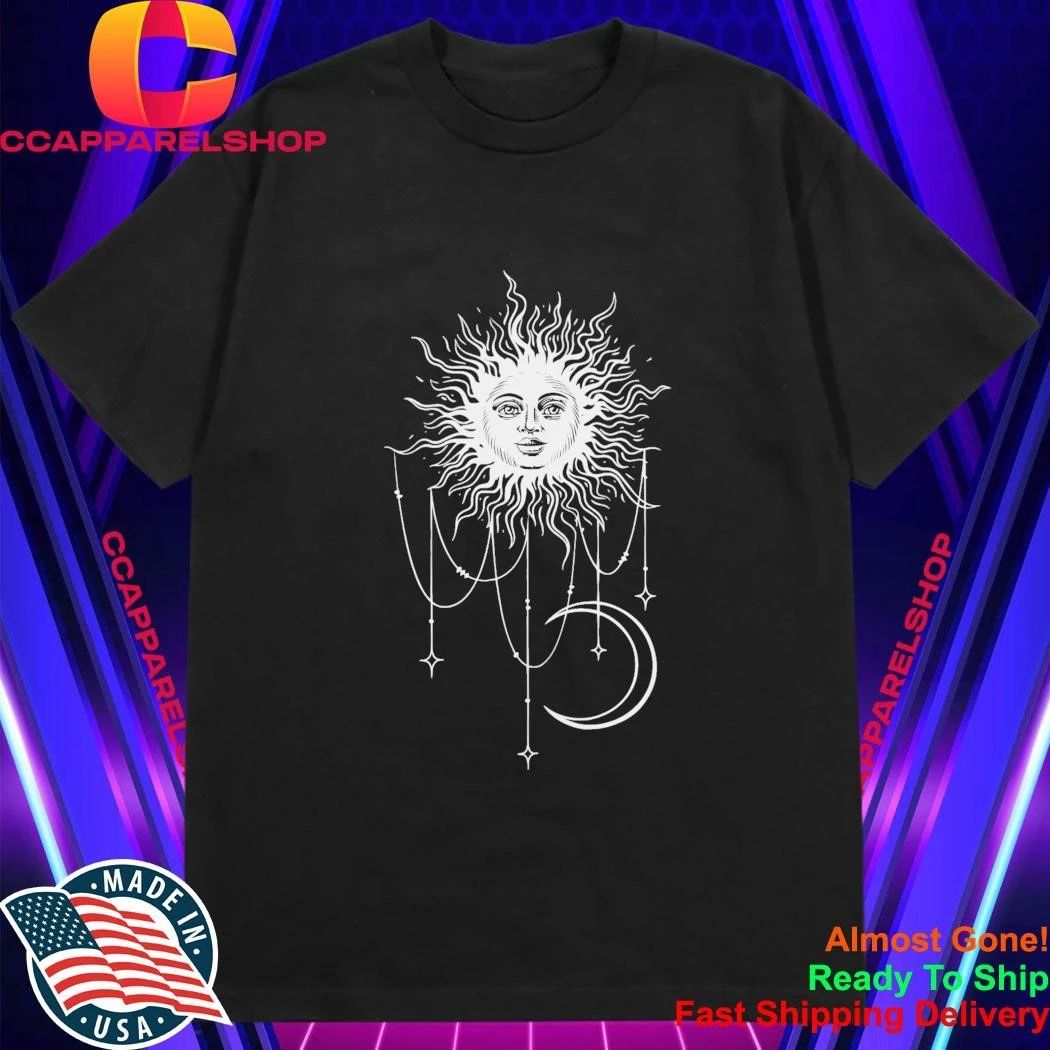 Patricia from Widow’s Bay Boho Sun and Moon Shirt
