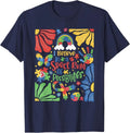 Boho Floral Believe In The Spectrum Autism Unisex Unisex , , , Long Sleeve Tee