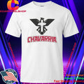 Karl-Anthony Towns in East Hampton Chavarria Eagle Cross Shirt
