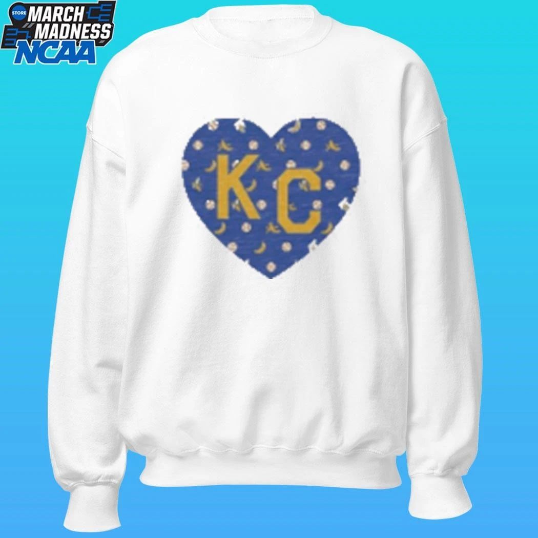 Banana Kansas City Heart Shirt Unisex , , , Long Sleeve Tee