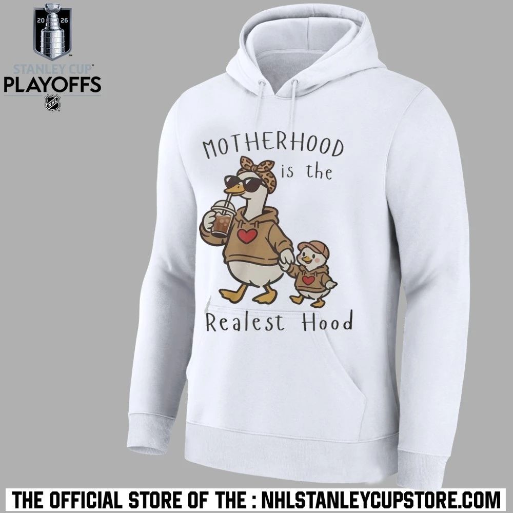 Mama Duck Motherhood Is The Realest Hood Shirt Unisex , , , Long Sleeve Tee