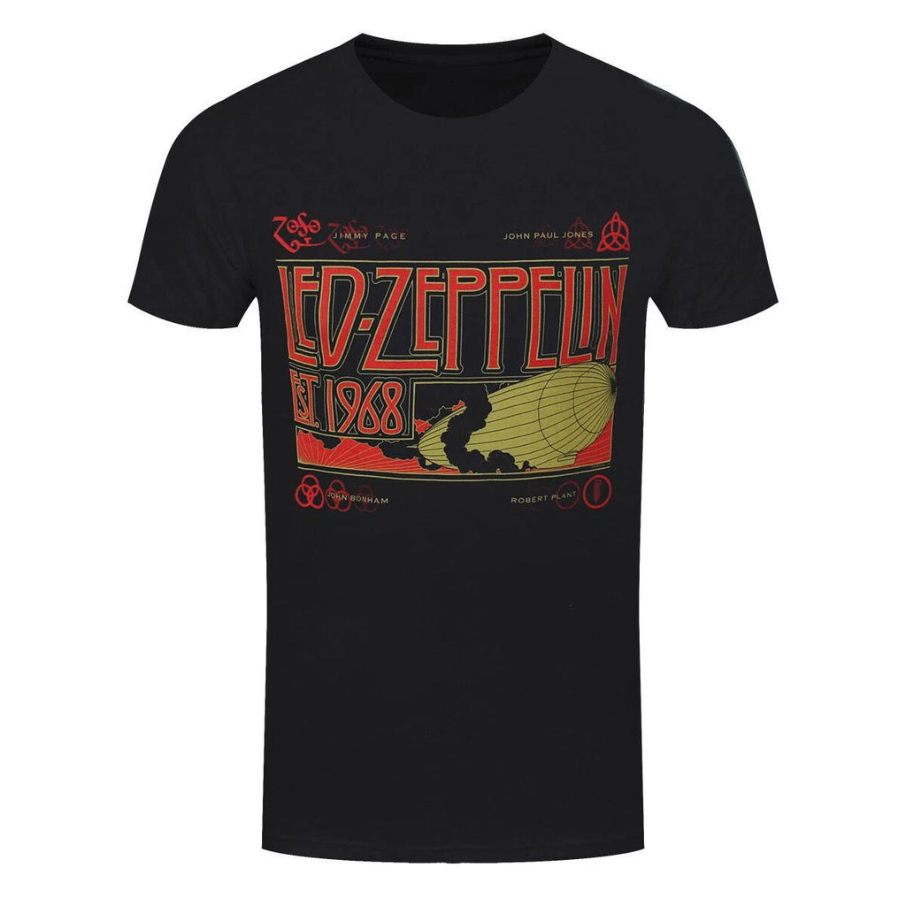 Led Zeppelin Smoke Rock Band Black Official Tee Unisex T-shirt, Sweatshirt, Hoodie (1)