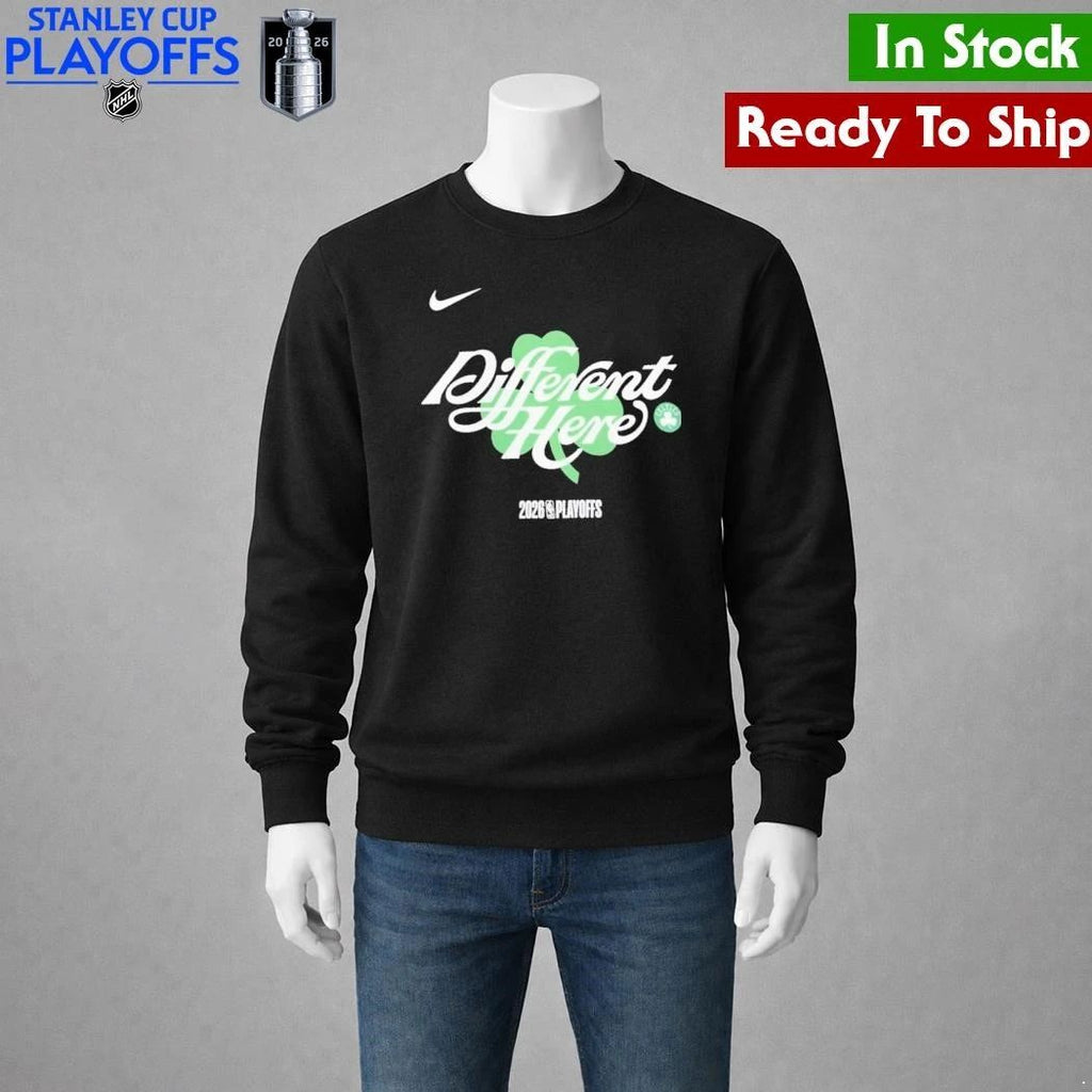 Boston Celtics 2026 Playoffs Different Here Shirt Unisex , , , Long Sleeve Tee