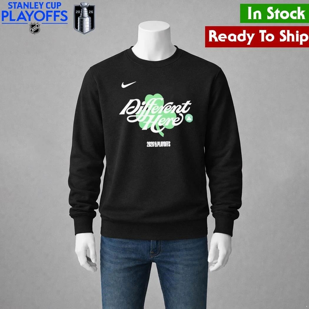 Boston Celtics 2026 Playoffs Different Here Shirt Unisex , , , Long Sleeve Tee