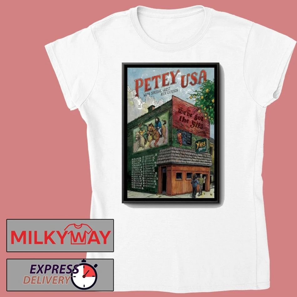 Petey America 2025 Show Poster shirt Unisex , , , Long Sleeve Tee