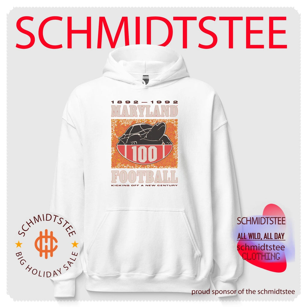 Maryland Football 1892-1992 Kicking off a new century Centennial shirt