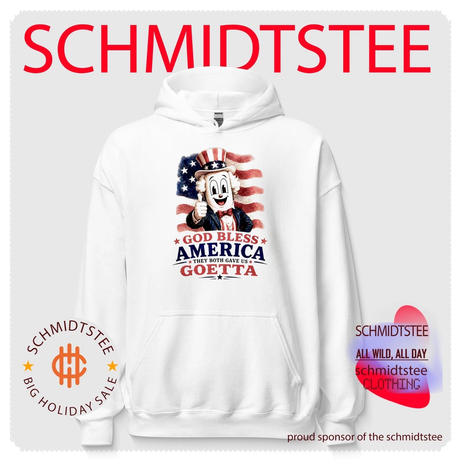 God Bless America they both gave us Goetta USA flag shirt
