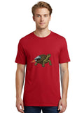 Tortoise-With-Rocket Mens Graphic Tee, 100% Cotton, Casual Summer Wear Unisex , , , Long Sleeve Tee
