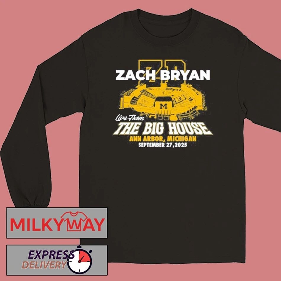Zach Bryan Big House Shirt Unisex , , , Long Sleeve Tee