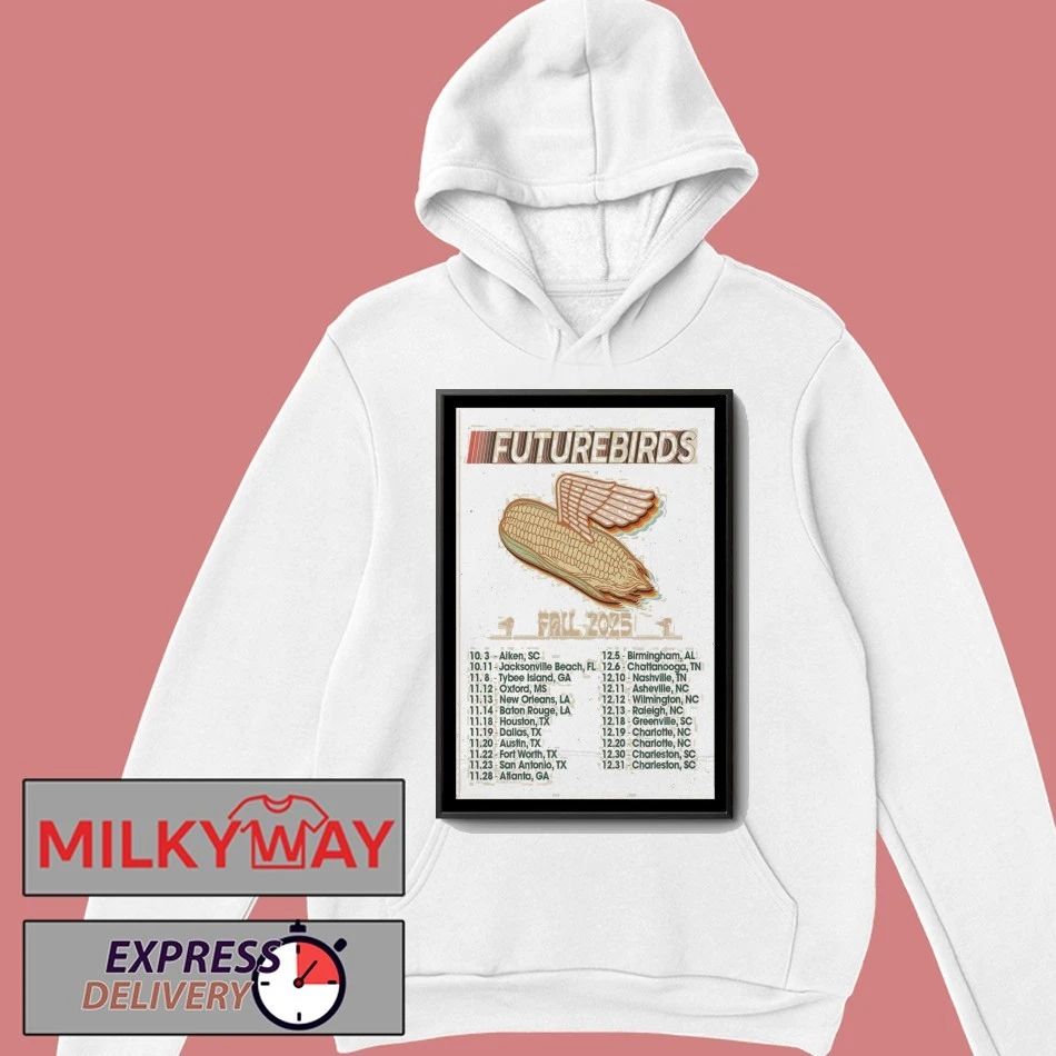 Futurebirds 2025 Fall Tour Poster shirt Unisex , , , Long Sleeve Tee