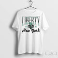 Premium New York Liberty Wnba 1997 Oatmeal Sky High Fleece Unisex , , , Long Sleeve Tee