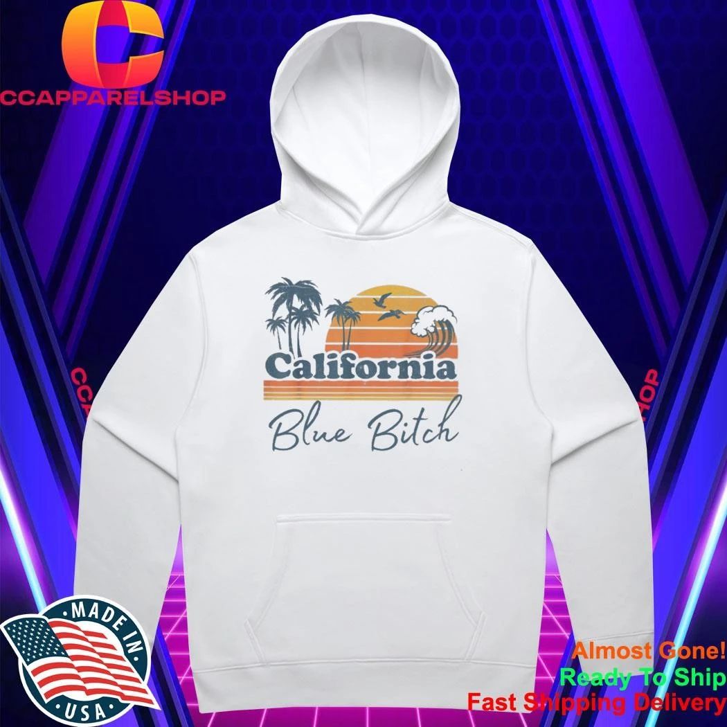 California Blue Beach Vintage Shirt