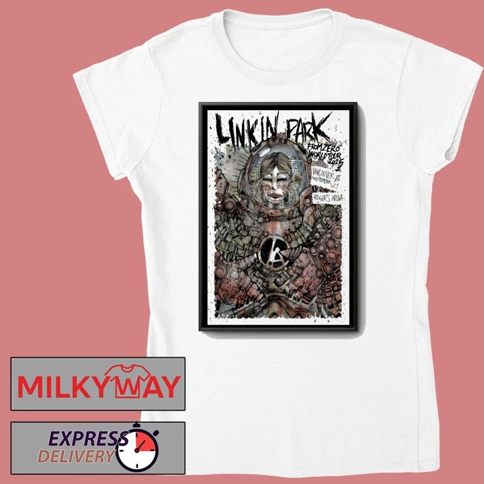 Linkin Park Vancouver Sept 21 2025 Poster shirt Unisex , , , Long Sleeve Tee