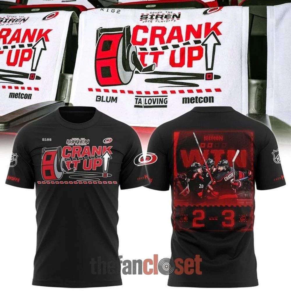 Carolina Hurricanes 2026 “Crank It Up” Black Special Shirt Unisex , , , Long Sleeve Tee