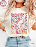 Boho Flower Custom Mom Comfort Tee Unisex , , , Long Sleeve Tee
