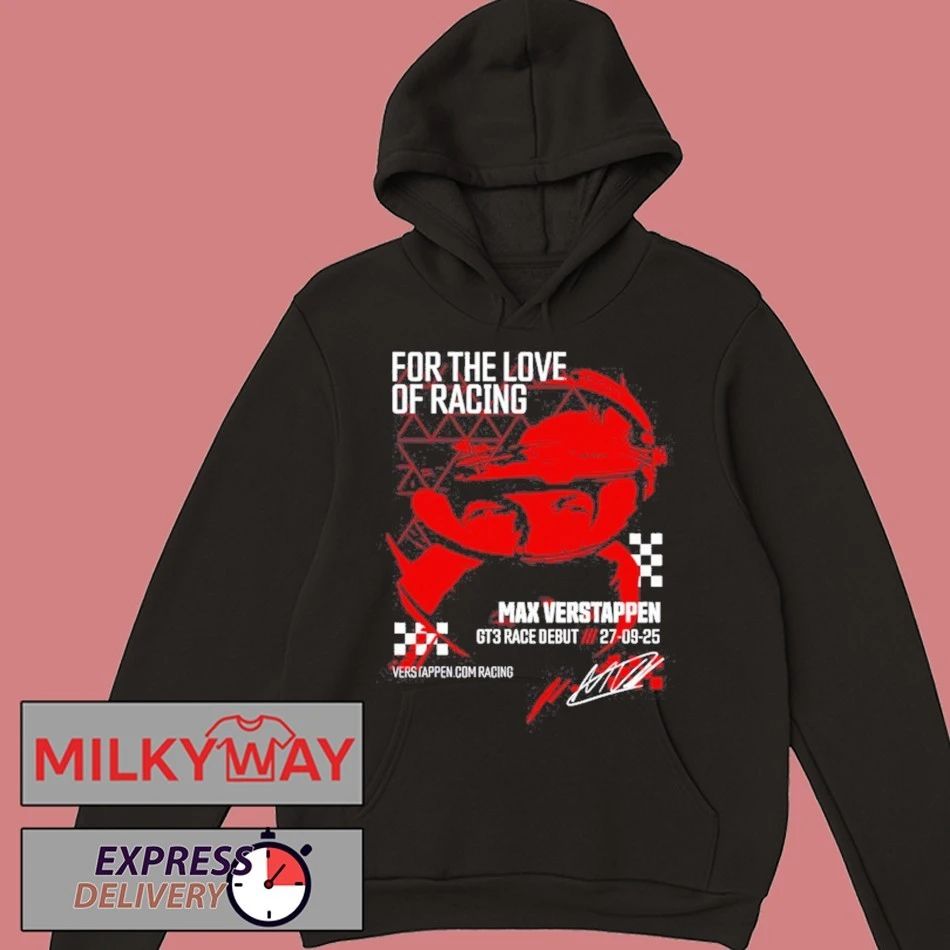 Max Verstappen Gt3 Race Debut Sep 27 2025 Shirt Unisex , , , Long Sleeve Tee