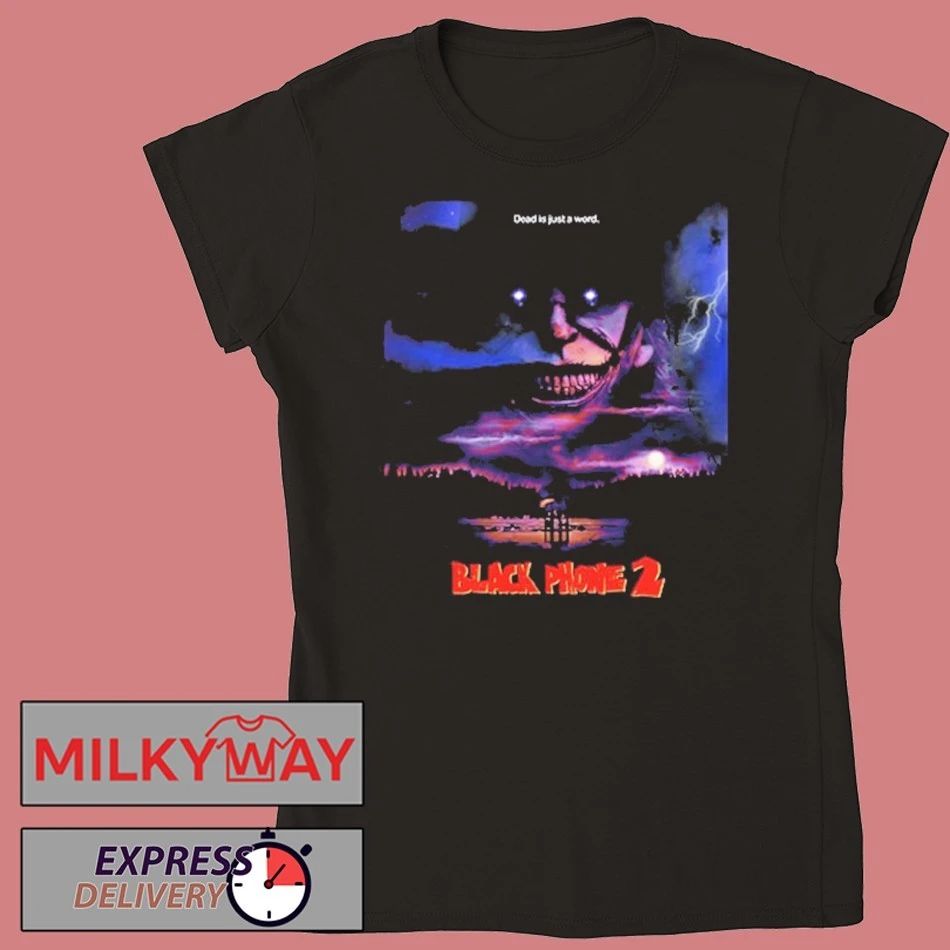 Black Phone 2 Fan Art Poster Dead Is Just A World shirt Unisex , , , Long Sleeve Tee