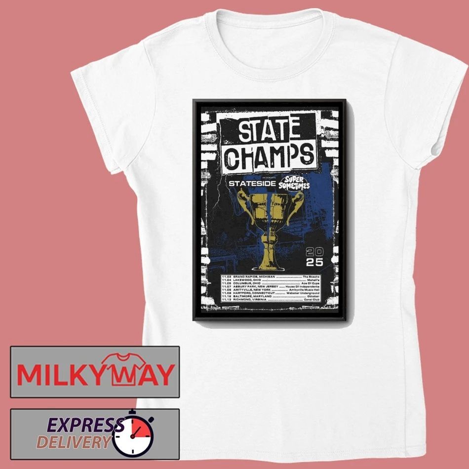 State Champs November 2025 Concert Poster shirt Unisex , , , Long Sleeve Tee