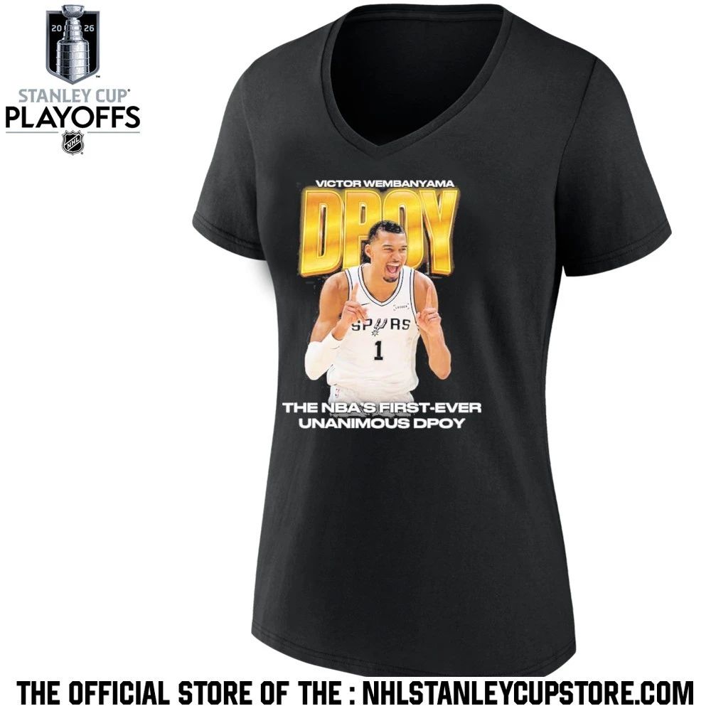 DPOY Victor Wembanyama 2026 The NBA First-Ever Unanimous Defensive Player Of The Year Shirt