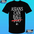 Asians Can Ball Too Asian Americans Sports Shirt Unisex , , , Long Sleeve Tee
