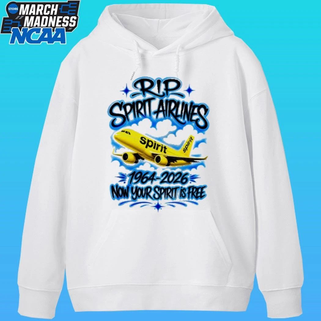 Rip Spirit Airlines 1964 2026 Now Your Spirit Is Here Shirt Unisex , , , Long Sleeve Tee