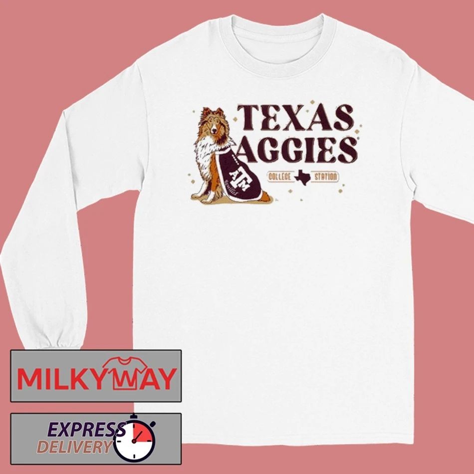 Texas A&M Texas Aggies Natural Unisex , , , Long Sleeve Tee