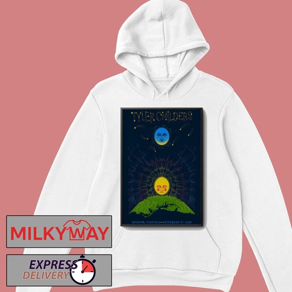 Tyler Childers September 27 2025 In Bristow, VA Tour Poster shirt Unisex , , , Long Sleeve Tee