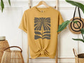 Abstract Wildflower Comfort Tee Boho Floral Shirt Soft Relax Unisex , , , Long Sleeve Tee