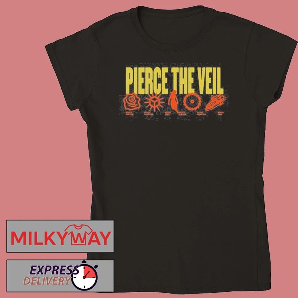 Pierce The Veil I Can’t Hear You World Tour 2025 shirt Unisex , , , Long Sleeve Tee