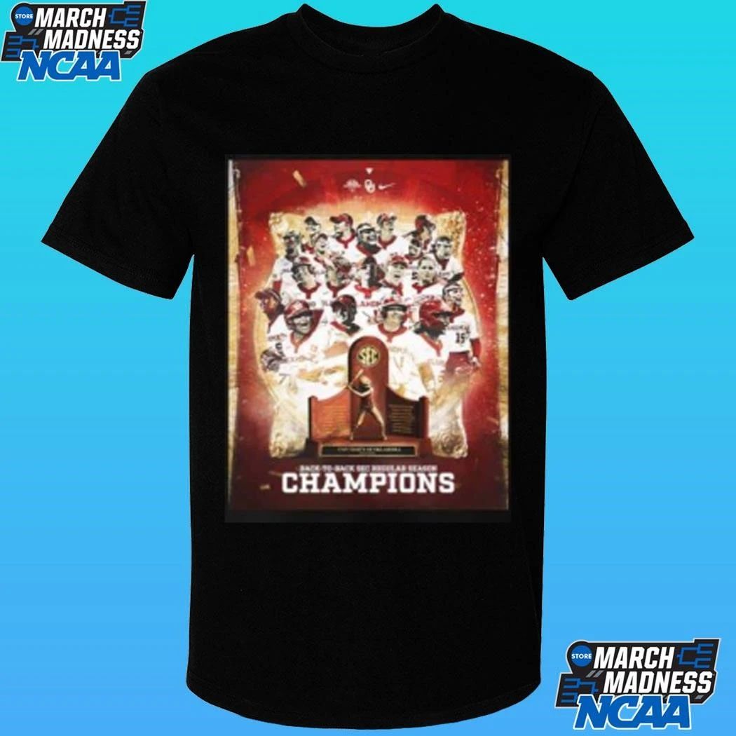 Congrats Oklahoma Sooners Softball 2026 Back-to-back Sec Regular Season Champions Poster Shirt